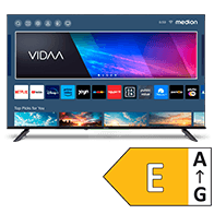 MEDION Smart-TV mit VIDAA Oberfläche und Energieeffizienzklasse E