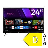MEDION 24 Zoll Smart-TV mit VIDAA Oberfläche und Energieeffizienzklasse D