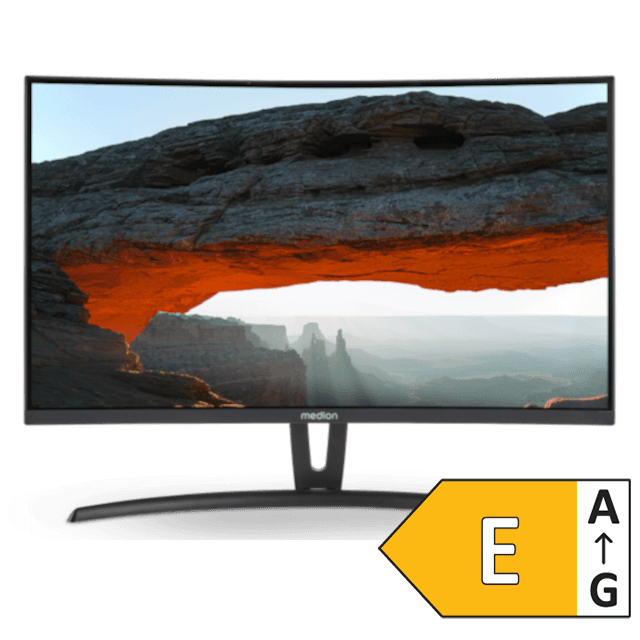 MEDION Monitor mit Energieeffizienzklasse E