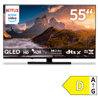 MEDION 55 Zoll QLED Smart-TV mit Ultra HD und Energieeffizienzklasse D