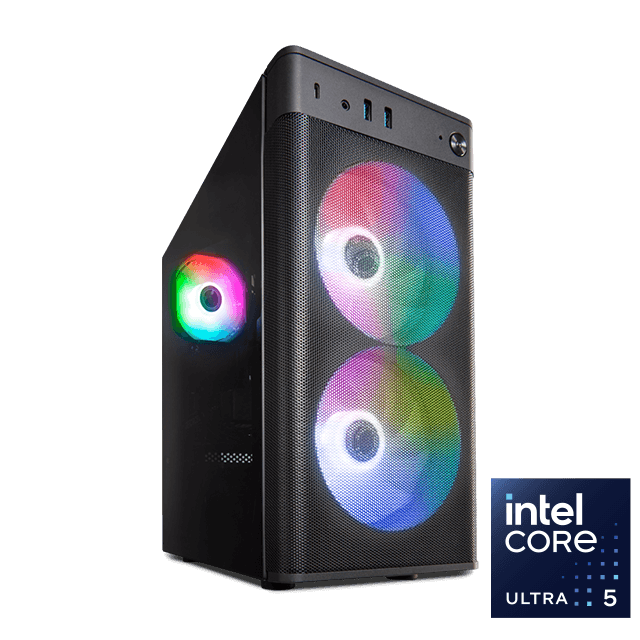 ERAZER Recon P40 Gaming-PC mit Intel Core Ultra 5 Prozessor
