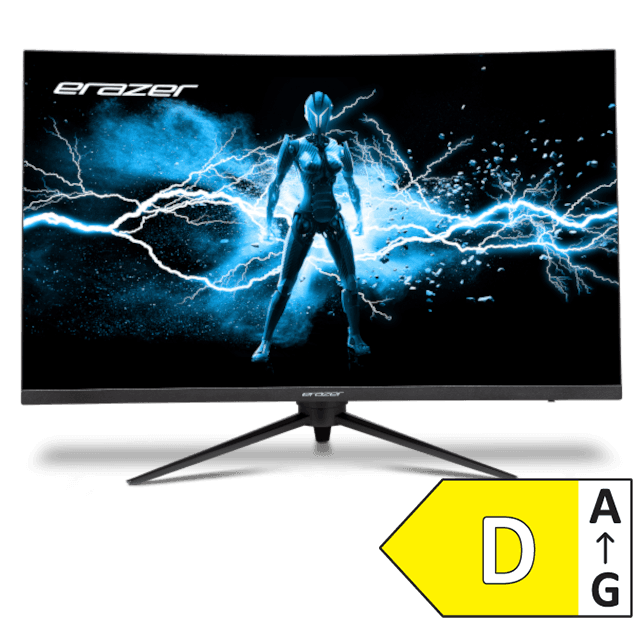 ERAZER Spectator X20 Gaming-Monitor mit Energieeffizienzklasse D