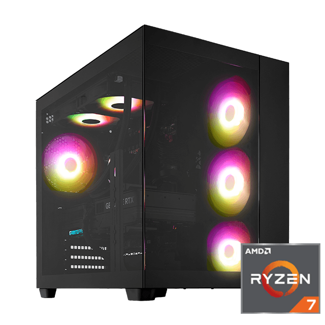 ERAZER Tank X15 High-End Gaming-PC mit AMD Ryzen 7 Prozessor