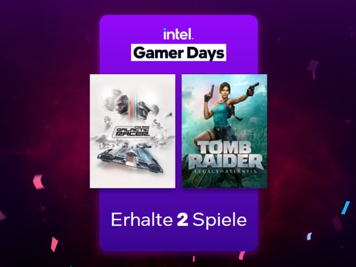Intel Gamer Days mit Tomb Raider: Legacy of Atlantis und Star Wars: Galactic Racer – erhalte zwei Spiele